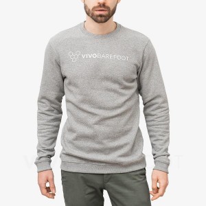 Sudadera Vivobarefoot Rapanui Hombre Grises | MX272AS