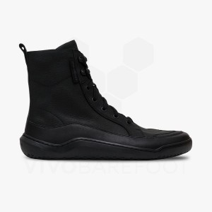 Tenis Lifestyle Vivobarefoot Gobi Boot Hombre Obsidian | MX321DO