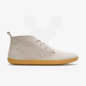 Tenis Lifestyle Vivobarefoot Gobi III Gamuza Hombre Beige | MX299ZD