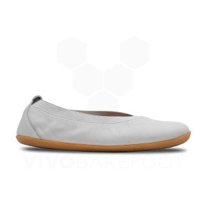 Tenis Lifestyle Vivobarefoot Opanka Ballerina Mujer Blancos | MX122UK