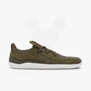 Tenis Lifestyle Vivobarefoot Primus Asana II Hombre Verde Oliva | MX304UK