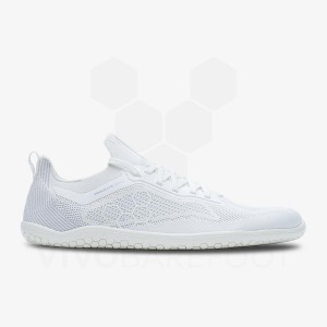 Tenis Para Correr En Carretera Vivobarefoot Primus Lite Knit Mujer Blancos | MX216EI