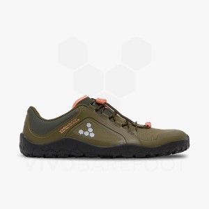 Tenis Trail Running Vivobarefoot Primus Trail III All Weather FG Mujer Verde Oliva Oscuro | MX205PV