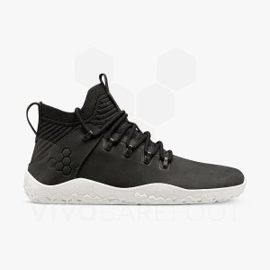 Tenis de Senderismo Vivobarefoot Magna FG Hombre Obsidian Blancos | MX420IR