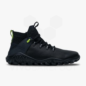 Tenis de Senderismo Vivobarefoot Magna Forest Esc Mujer Obsidian Verdes Claro | MX238IR