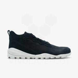 Tenis de Senderismo Vivobarefoot Novus Mid Hombre Obsidian | MX402AS