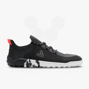 Tenis de Senderismo Vivobarefoot Tracker Decon Low FG2 Hombre Obsidian | MX424EI