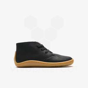 Zapatos Vivobarefoot Gobi Addis Niños Obsidian | MX015XG