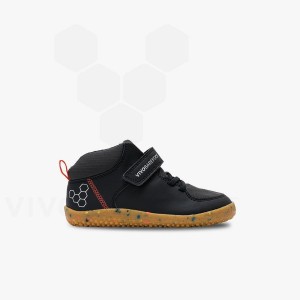 Zapatos Vivobarefoot Primus Ludo Hi Niños Obsidian | MX030IR