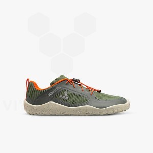 Zapatos Vivobarefoot Primus Trail II FG Juniors Niños Verdes | MX026MM