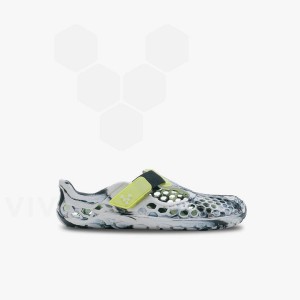 Zapatos Vivobarefoot Ultra Bloom Niños Obsidian Blancos | MX049PV