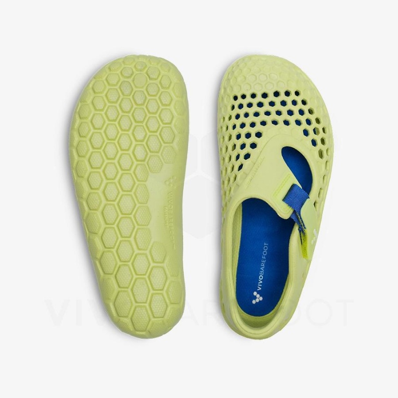 Sandalias Vivobarefoot Ultra Bloom Niños Verdes Claro | MX005HT