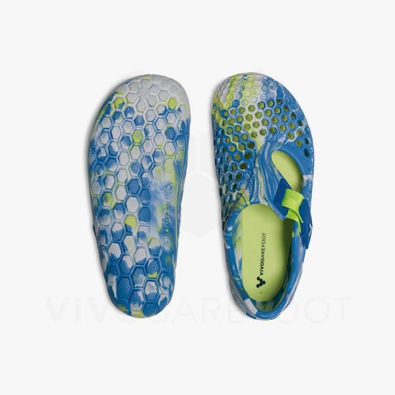 Sandalias Vivobarefoot Ultra Bloom Niños Azules Turquesa Claro | MX004IR