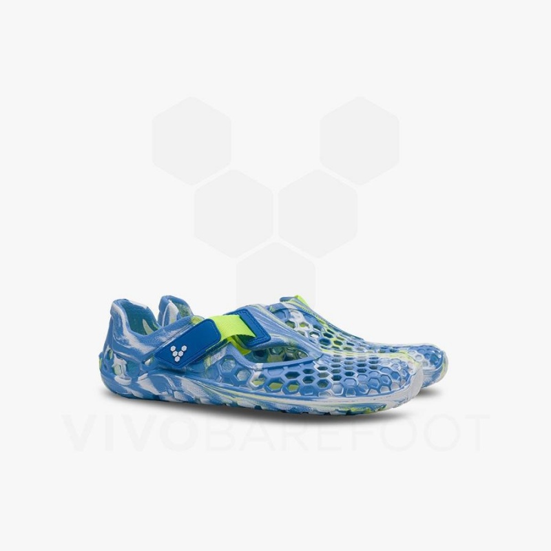 Sandalias Vivobarefoot Ultra Bloom Niños Azules Turquesa Claro | MX004IR