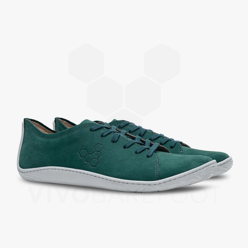 Tenis Lifestyle Vivobarefoot Addis Hombre Verdes | MX312MM