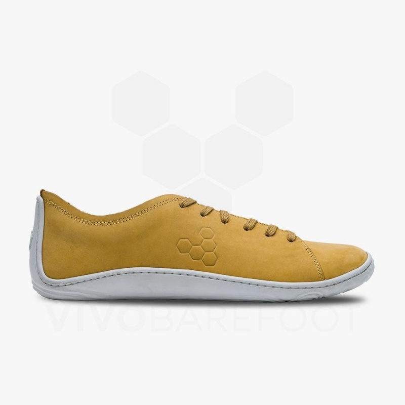 Tenis Lifestyle Vivobarefoot Addis Hombre Moutarde | MX311NN