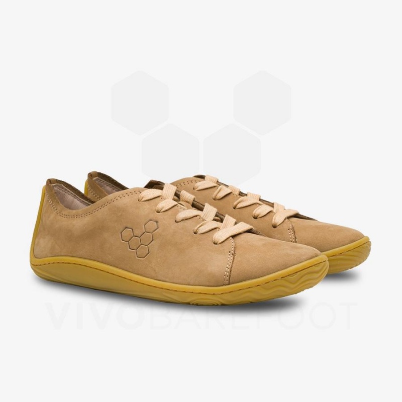 Tenis Lifestyle Vivobarefoot Addis Mujer Beige Marrom | MX140CP