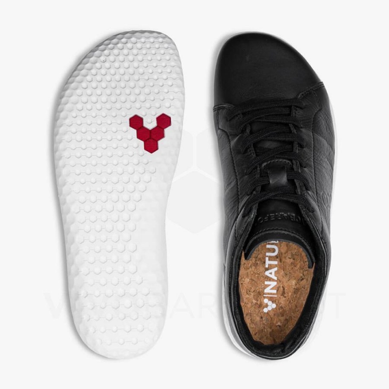 Tenis Lifestyle Vivobarefoot Geo Court III Hombre Obsidian | MX317HT