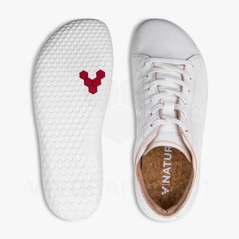 Tenis Lifestyle Vivobarefoot Geo Court III Hombre Blancos | MX316IR