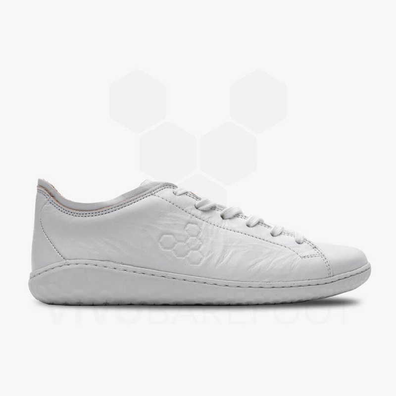 Tenis Lifestyle Vivobarefoot Geo Court III Hombre Blancos | MX316IR