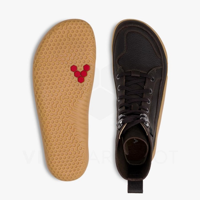 Tenis Lifestyle Vivobarefoot Gobi Boot Hombre Negros | MX320EI