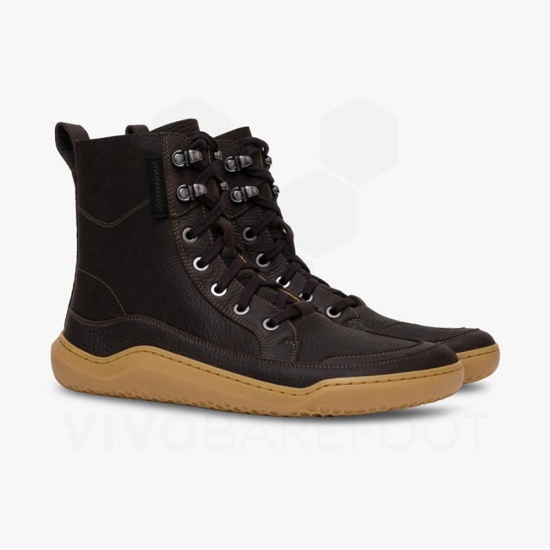 Tenis Lifestyle Vivobarefoot Gobi Boot Hombre Negros | MX320EI