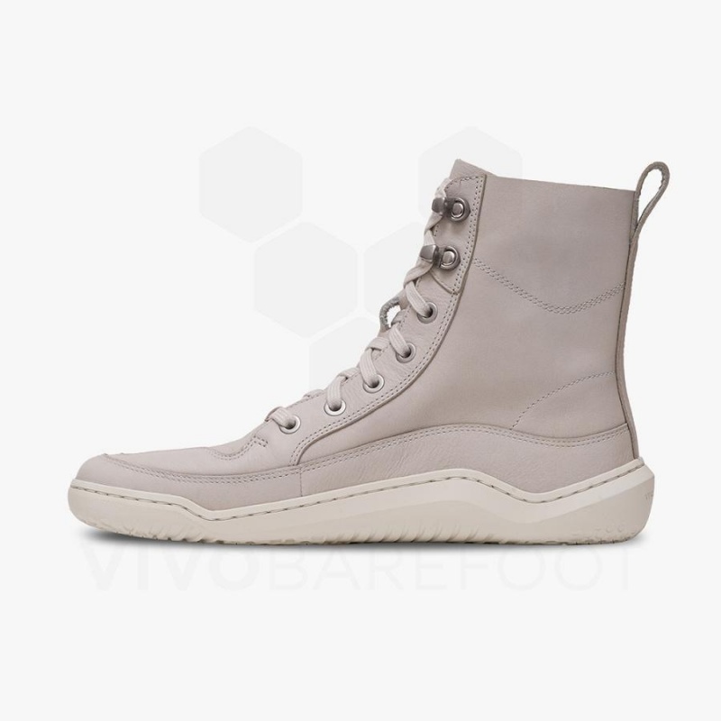 Tenis Lifestyle Vivobarefoot Gobi Boot Mujer Beige | MX157LQ