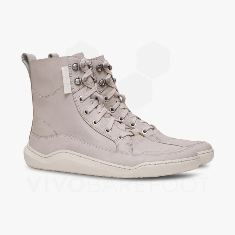 Tenis Lifestyle Vivobarefoot Gobi Boot Mujer Beige | MX157LQ