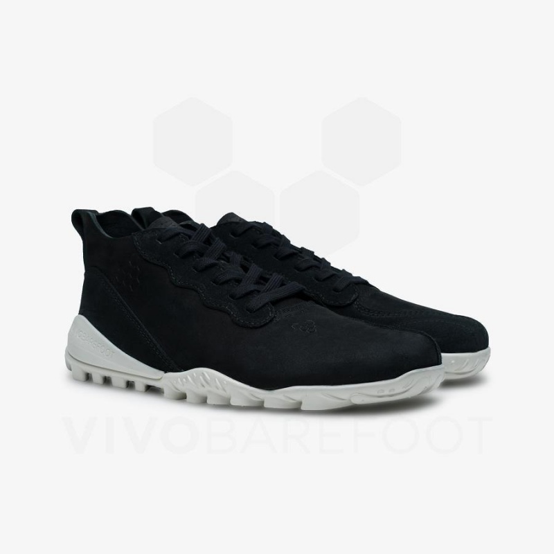 Tenis Lifestyle Vivobarefoot Novus Mid Hombre Obsidian | MX296CP