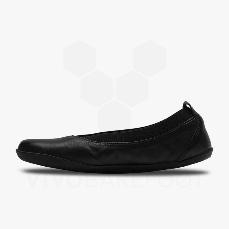 Tenis Lifestyle Vivobarefoot Opanka Ballerina Mujer Obsidian | MX123TL