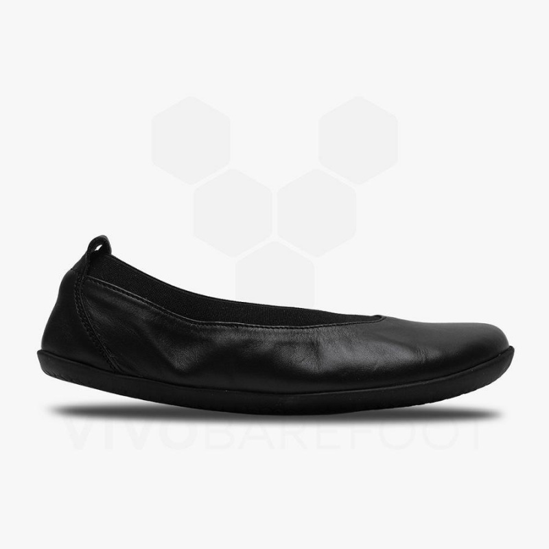 Tenis Lifestyle Vivobarefoot Opanka Ballerina Mujer Obsidian | MX123TL