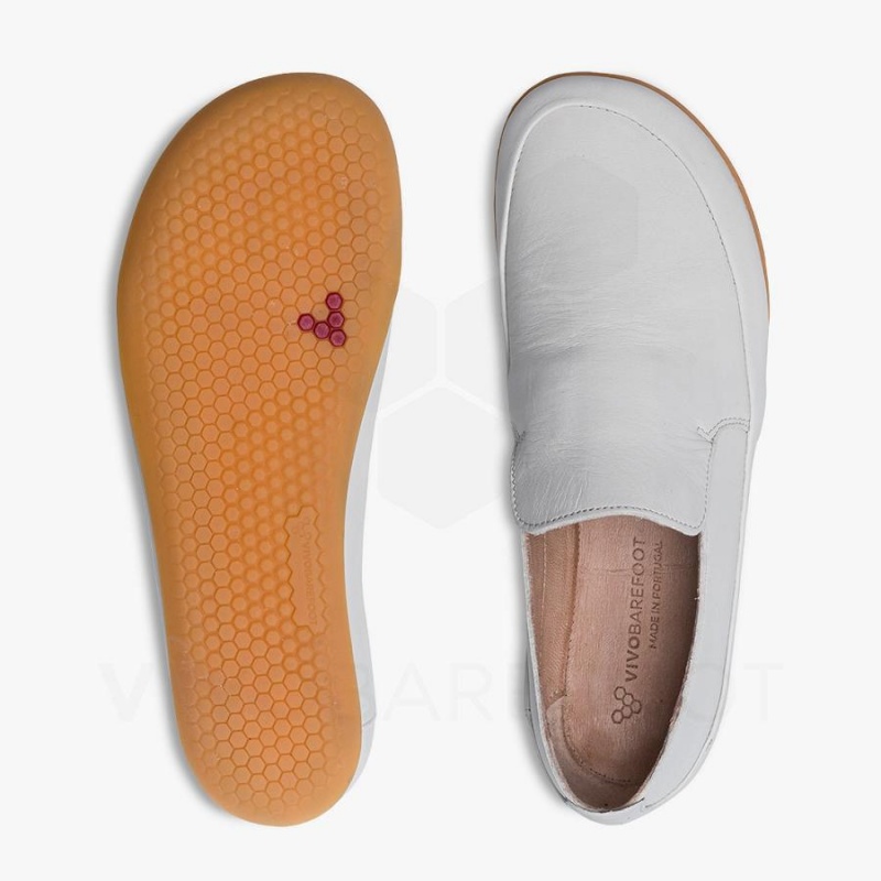 Tenis Lifestyle Vivobarefoot Opanka II Mujer Blancos | MX151RX