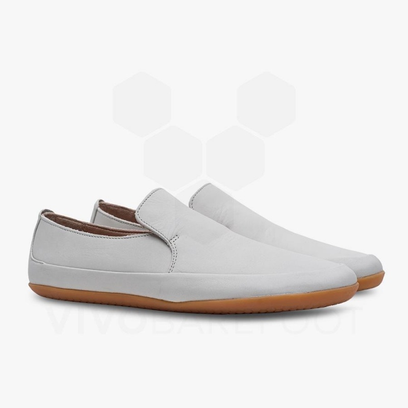 Tenis Lifestyle Vivobarefoot Opanka II Mujer Blancos | MX151RX