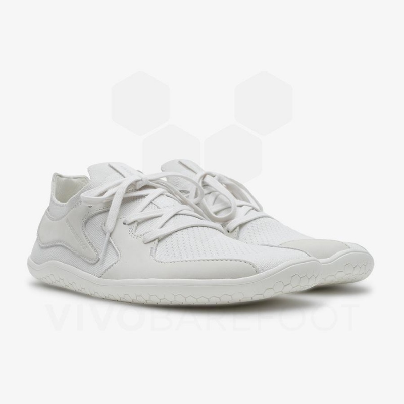 Tenis Lifestyle Vivobarefoot Primus Asana Hombre Blancos | MX308QC