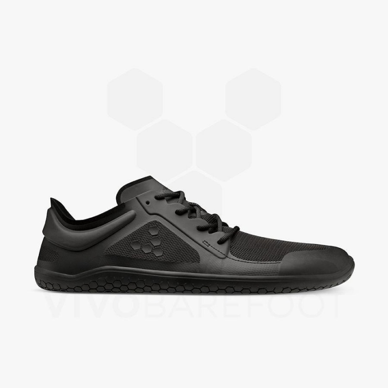 Tenis Para Correr En Carretera Vivobarefoot Primus Lite III Mujer Obsidian | MX221ZD