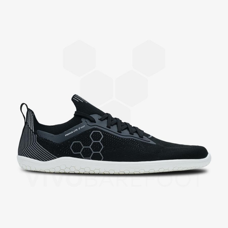 Tenis Para Correr En Carretera Vivobarefoot Primus Lite Knit Mujer Obsidian | MX217DO