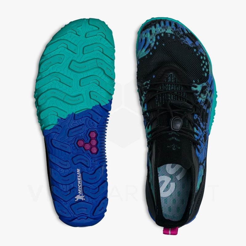 Tenis Trail Running Vivobarefoot Hydra Esc Mujer Azules | MX191DO