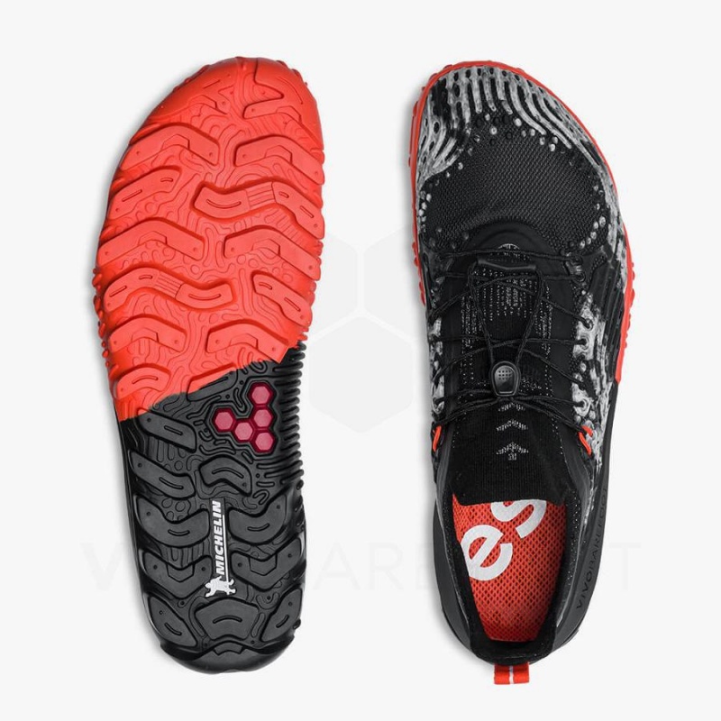 Tenis Trail Running Vivobarefoot Hydra Esc Hombre Obsidian | MX360QC