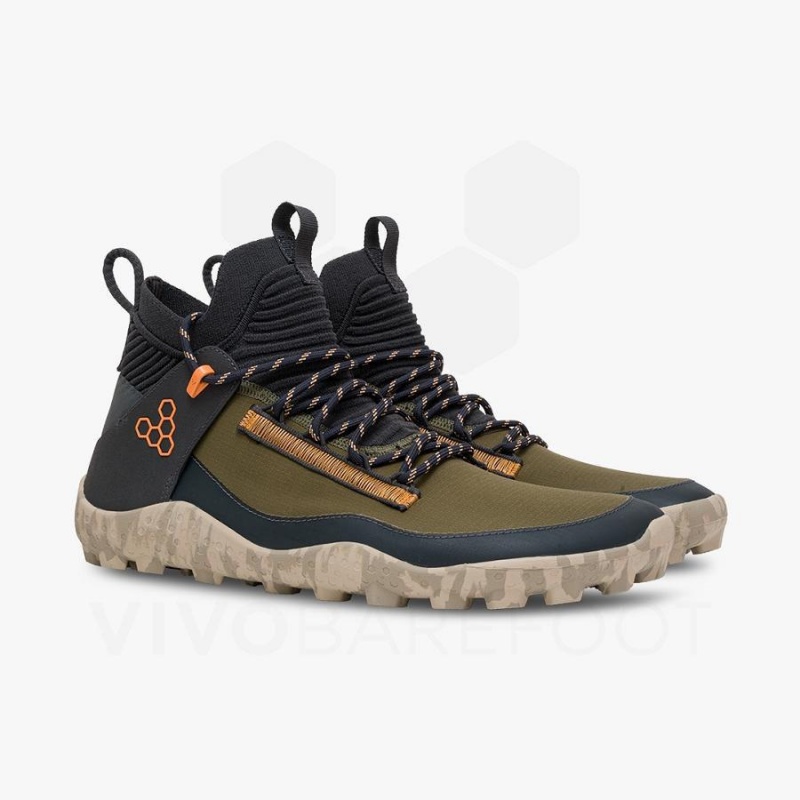 Tenis Trail Running Vivobarefoot Magna Lite WR SG Hombre Verdes | MX377ZD