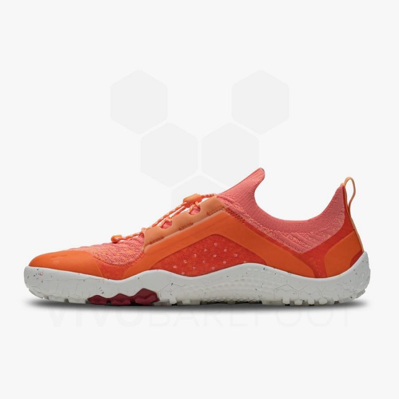 Tenis Trail Running Vivobarefoot Primus Trail Knit FG Mujer Rojos | MX201TL