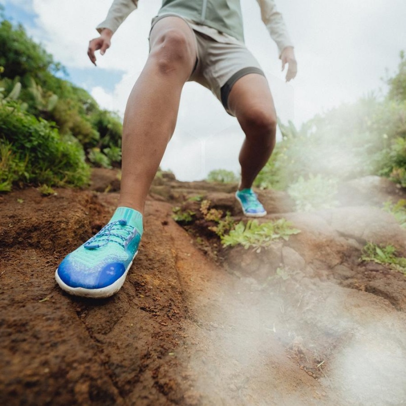 Tenis Trail Running Vivobarefoot Primus Trail Knit FG Mujer Azules | MX200UK