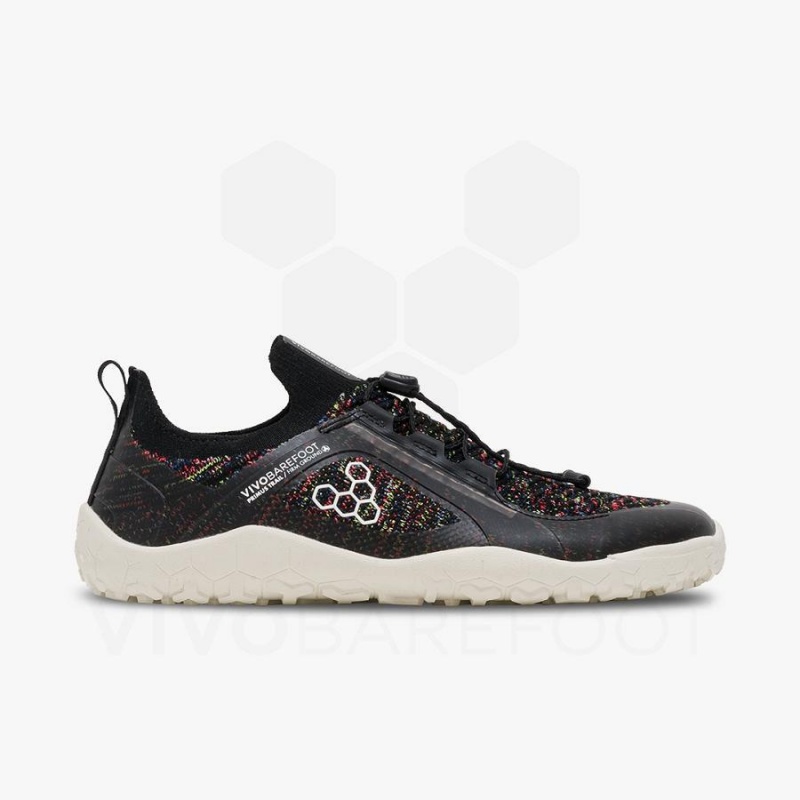 Tenis Trail Running Vivobarefoot Primus Trail Knit FG Mujer Negros | MX198WH