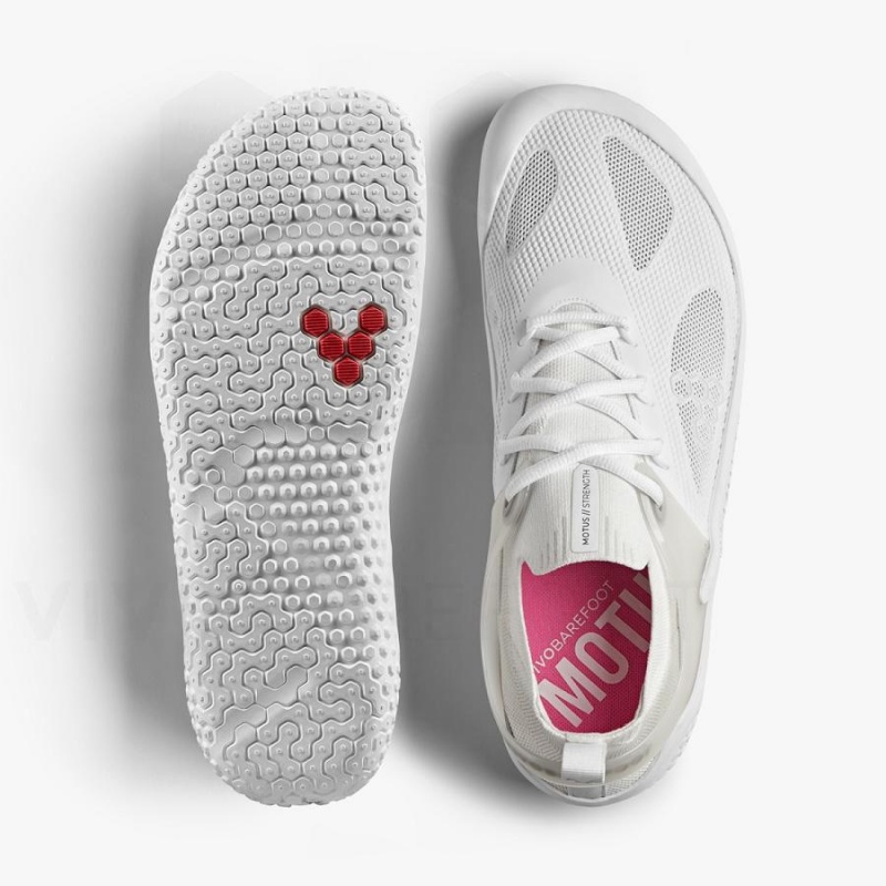 Tenis Training Vivobarefoot Motus Strength Mujer Blancos | MX186IR