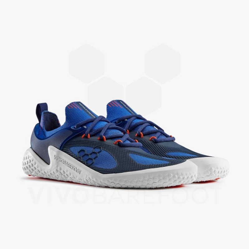 Tenis Training Vivobarefoot Motus Strength Hombre Azules Azul Marino Naranjas | MX353XG