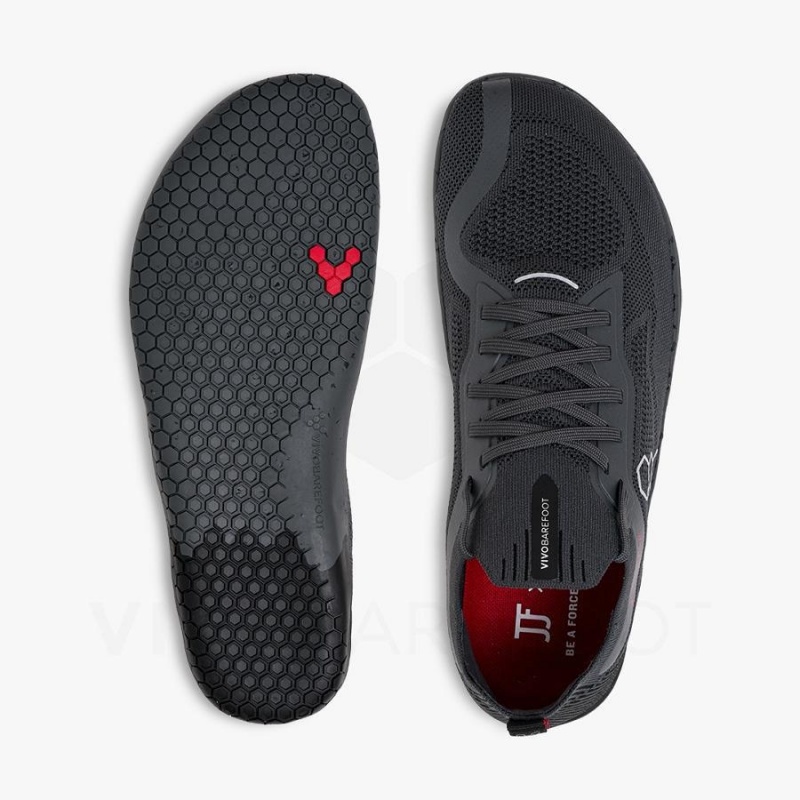 Tenis Training Vivobarefoot PREORDER 'PRIMUS LITE KNIT JJF' Mujer Obsidian Grises Oscuro | MX178QC