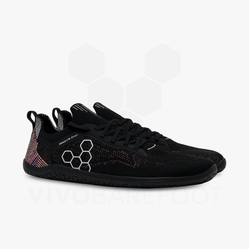 Tenis Training Vivobarefoot Primus Lite Knit Hombre Obsidian | MX339LQ