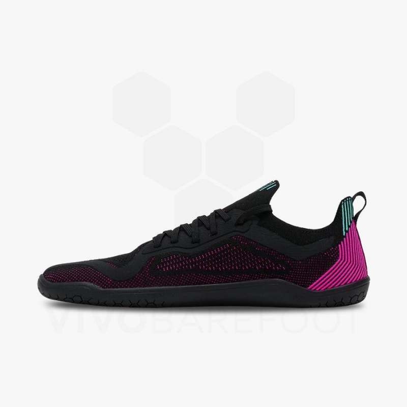 Tenis Training Vivobarefoot Primus Lite Knit Hombre Obsidian Rosas | MX338MM