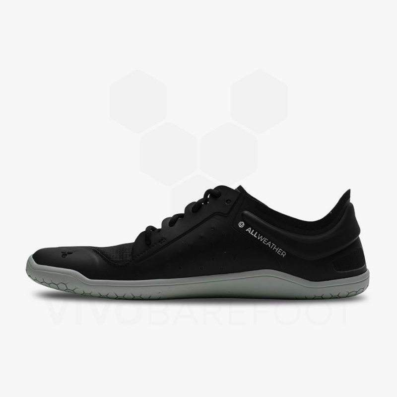 Tenis Training Vivobarefoot Primus Lite All Weather Hombre Obsidian | MX330UK