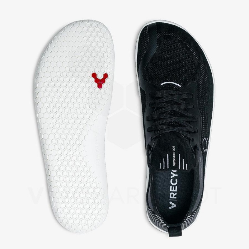 Tenis Training Vivobarefoot Primus Lite Knit Mujer Obsidian | MX184KW