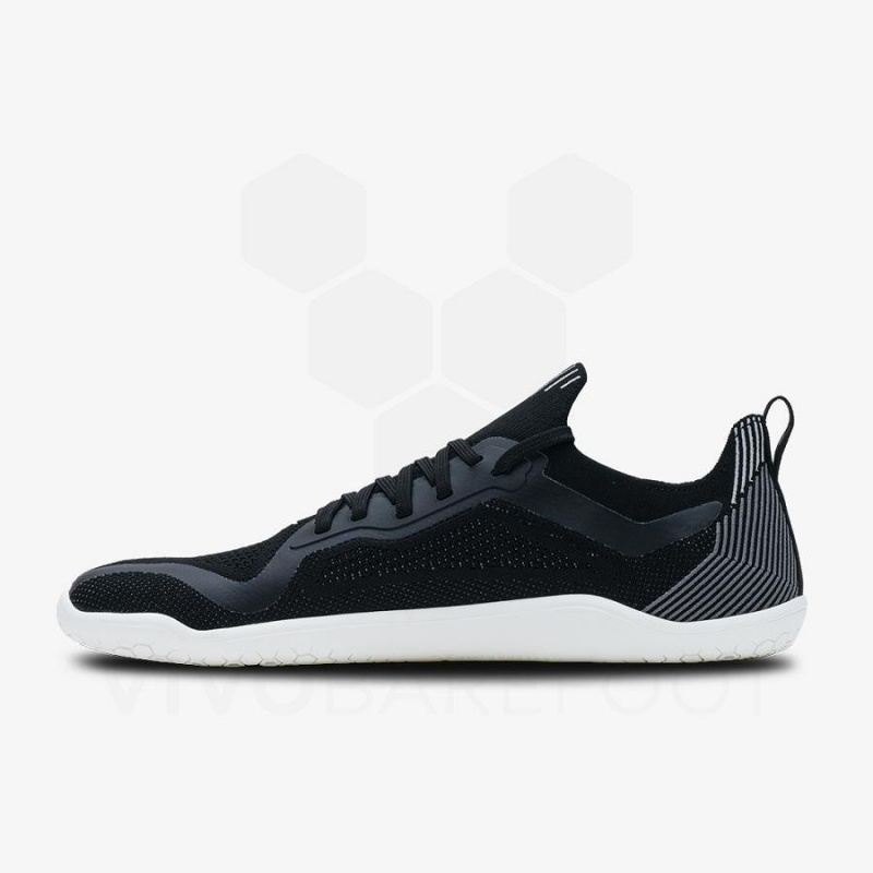 Tenis Training Vivobarefoot Primus Lite Knit Mujer Obsidian | MX184KW